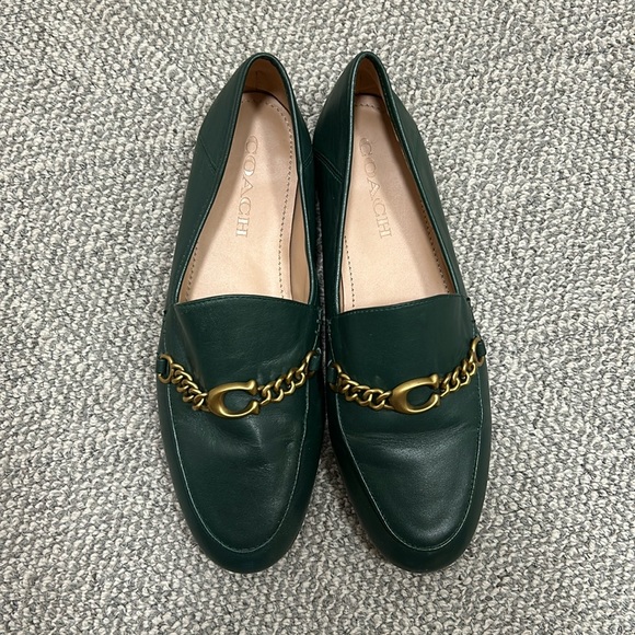 Coach Helena Loafer in Forest Green size 7.5 US - Picture 3 of 5